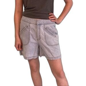 Liz Claiborne Light Blue Denim Shorts Size 8P